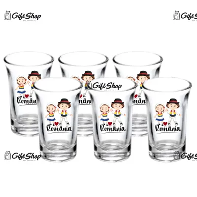 Copii port popular romania, set 6 pahare shout, model 30bs